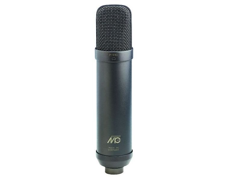 Microtech Gefell M990 Röhren Studio Mikrofon, Großmembranmikrofon mit Spinne