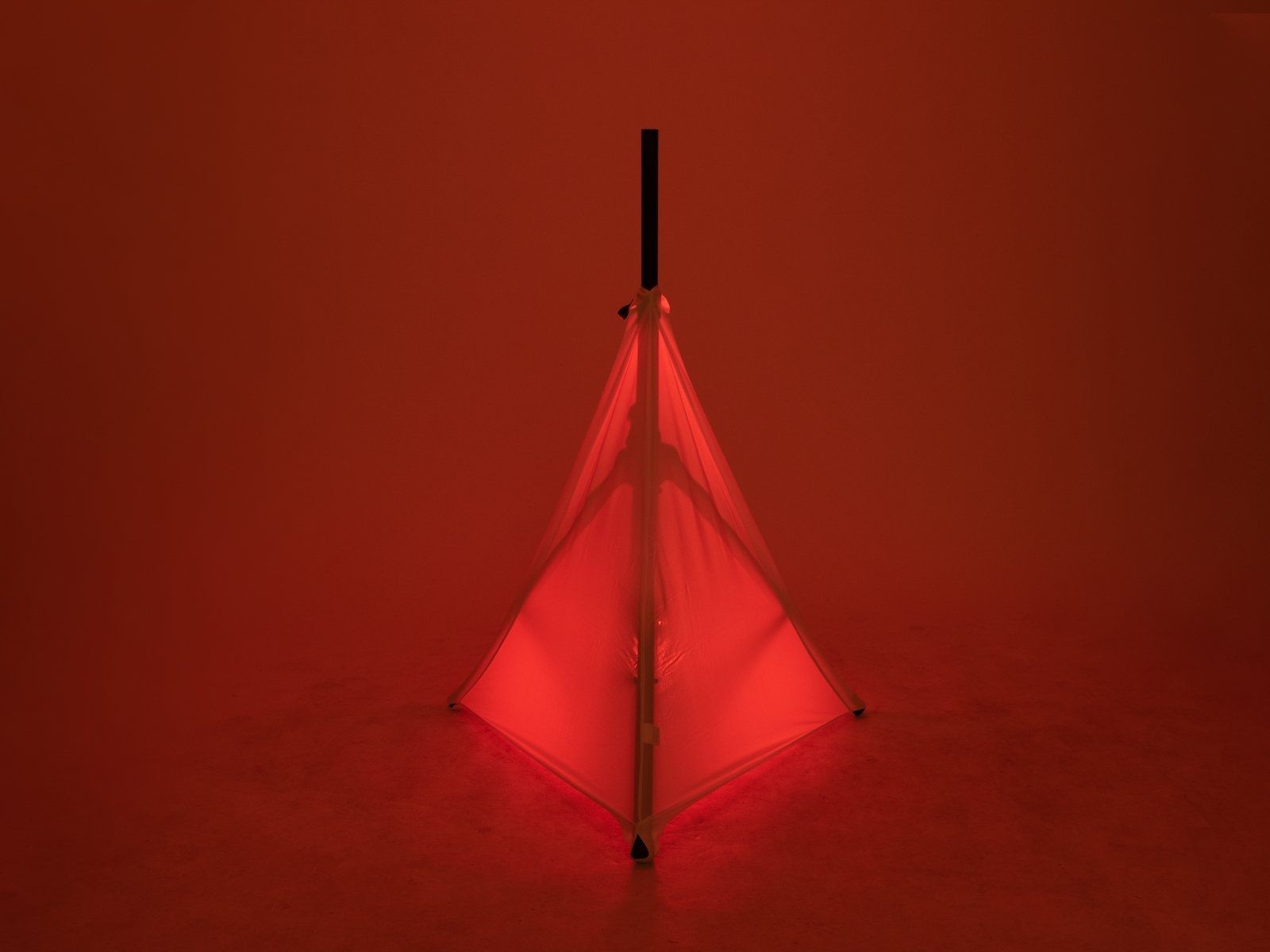 EUROPALMS Stativsegel weiß dreiseitig