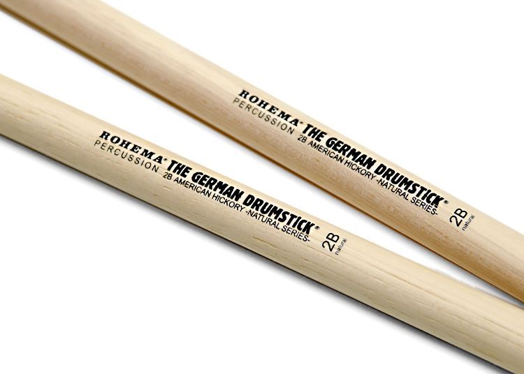 Rohema 2B Natural Hickory Drumsticks 613220