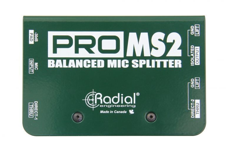 Radial Engineering ProMS2 Passiver Mikrofonsplitter  1 auf 3_00041756_