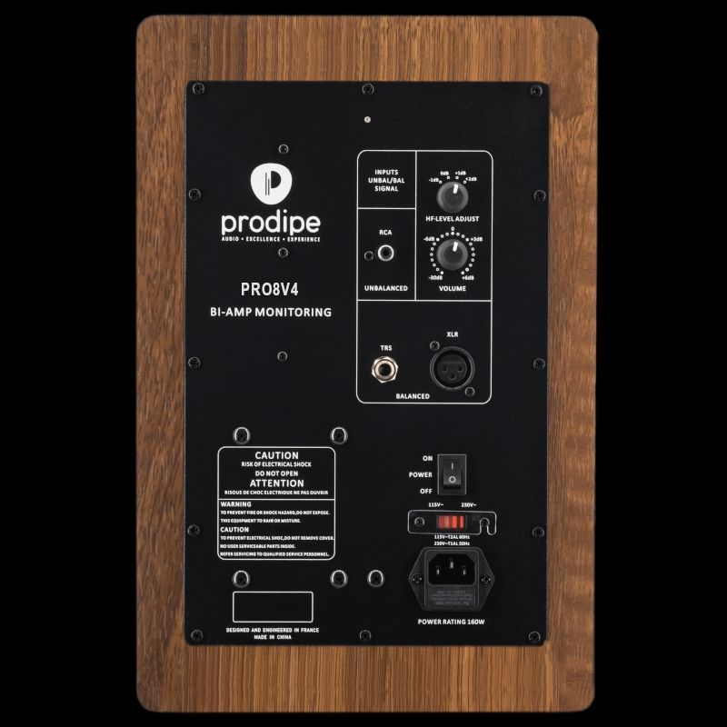 Prodipe Pro 8 V4 Walnut Studiomonitor Wallnussholz