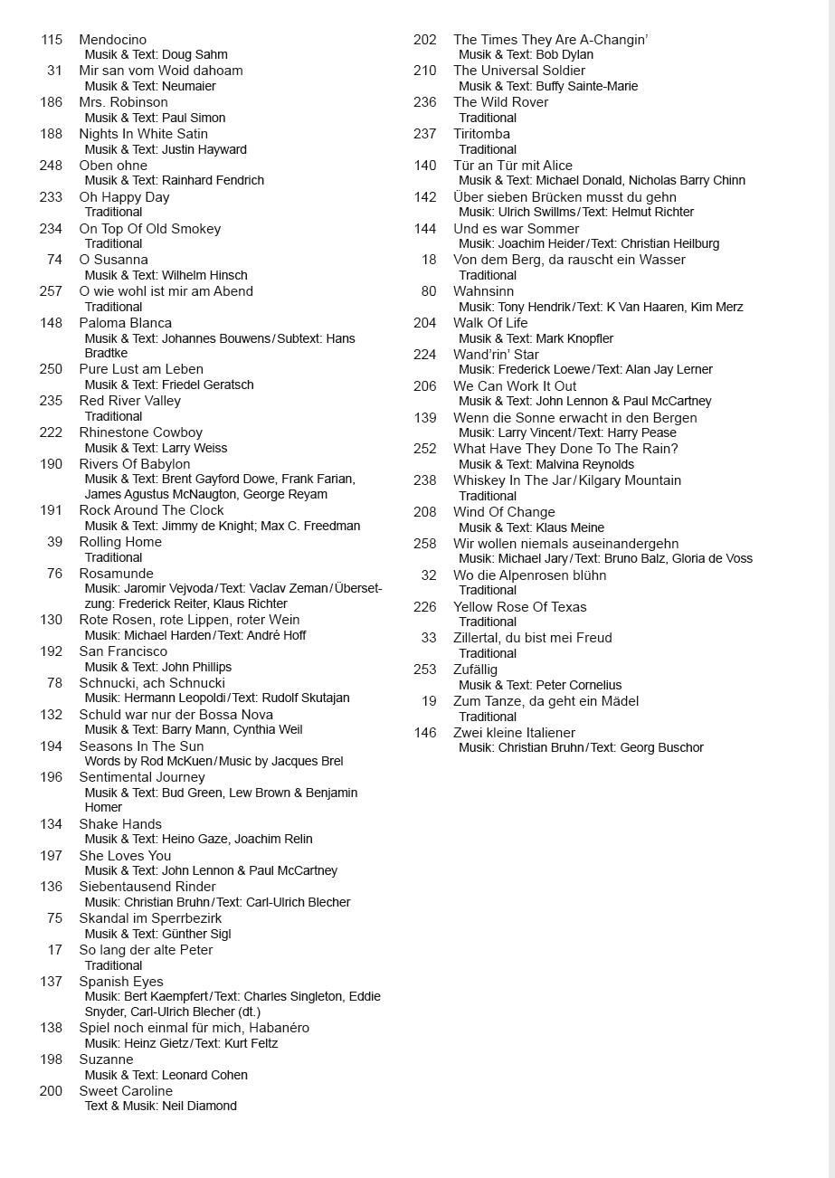 Noten Der Hüttenmusikant Die schönsten Lieder zum Mitsingen Bosworth BoE 7596