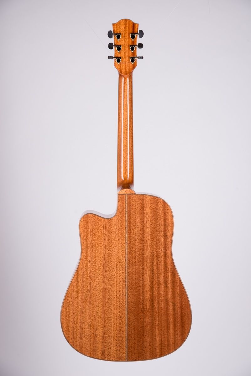 Duke D-MC-CUT-SOLID-E Westerngitarre mit Pickup vollmassive Bauweise