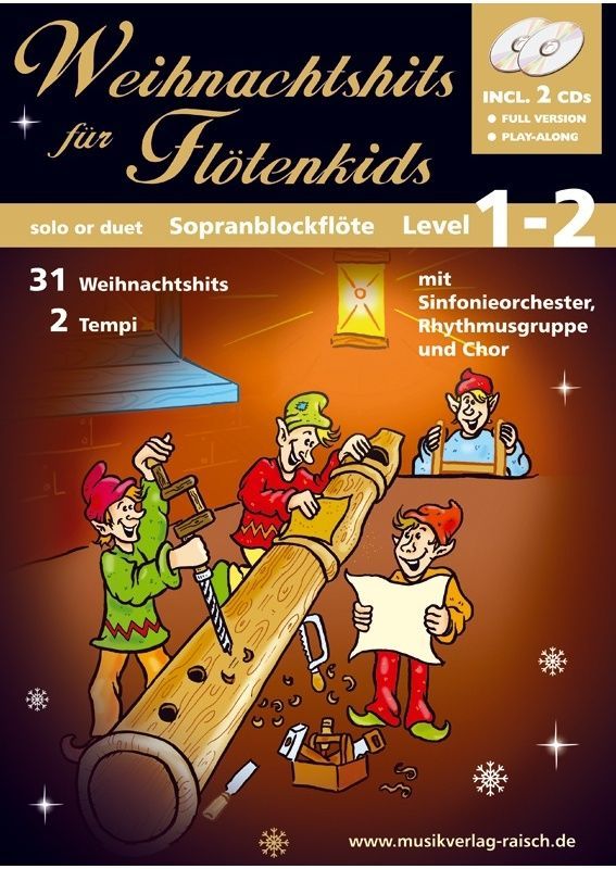 Weihnachtshits für Flötenkids RAISCH 4000 Sopranblockflöte  - Onlineshop Musikhaus Markstein