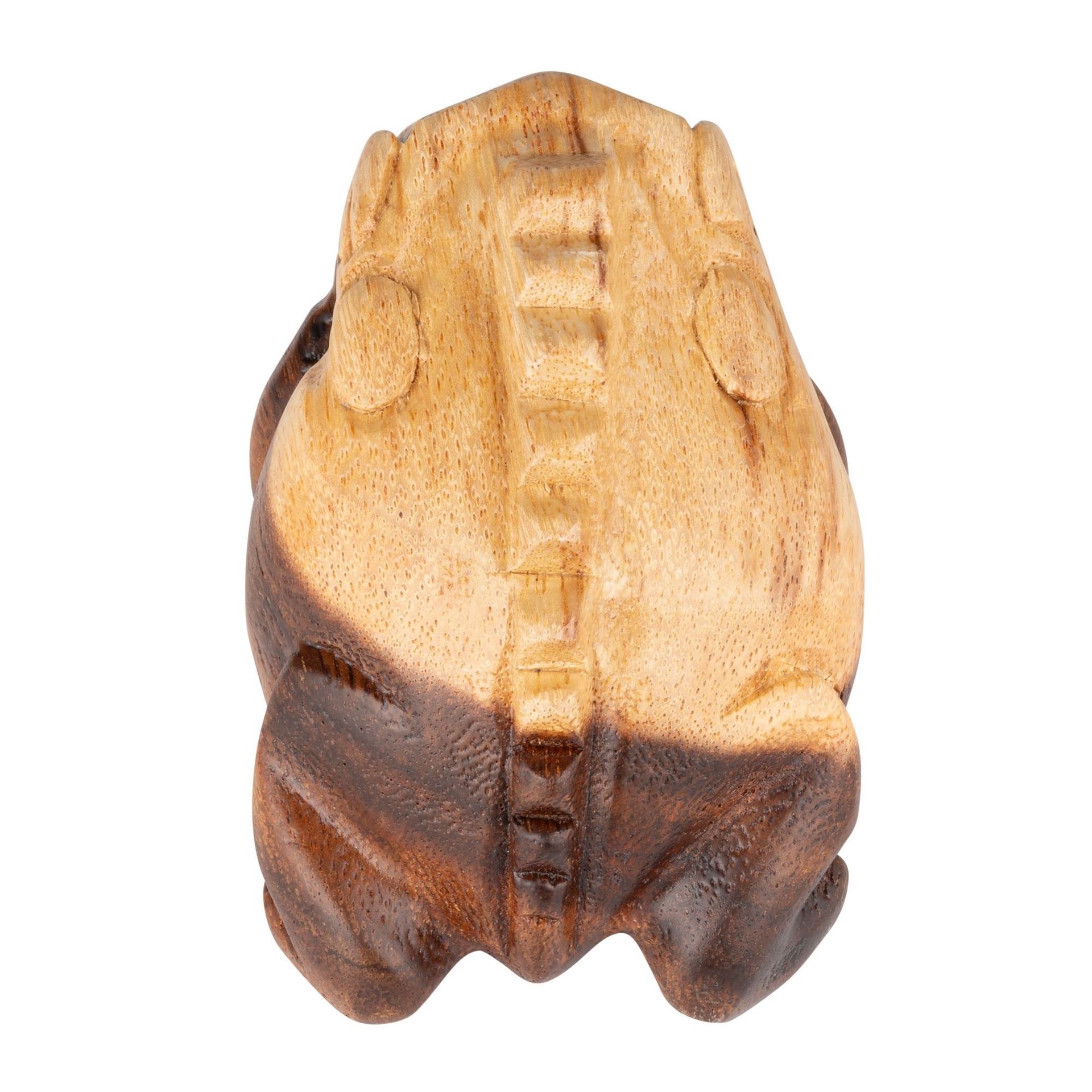 NINO Holzfrosch Guiro, natur 4" klein NINO513NT