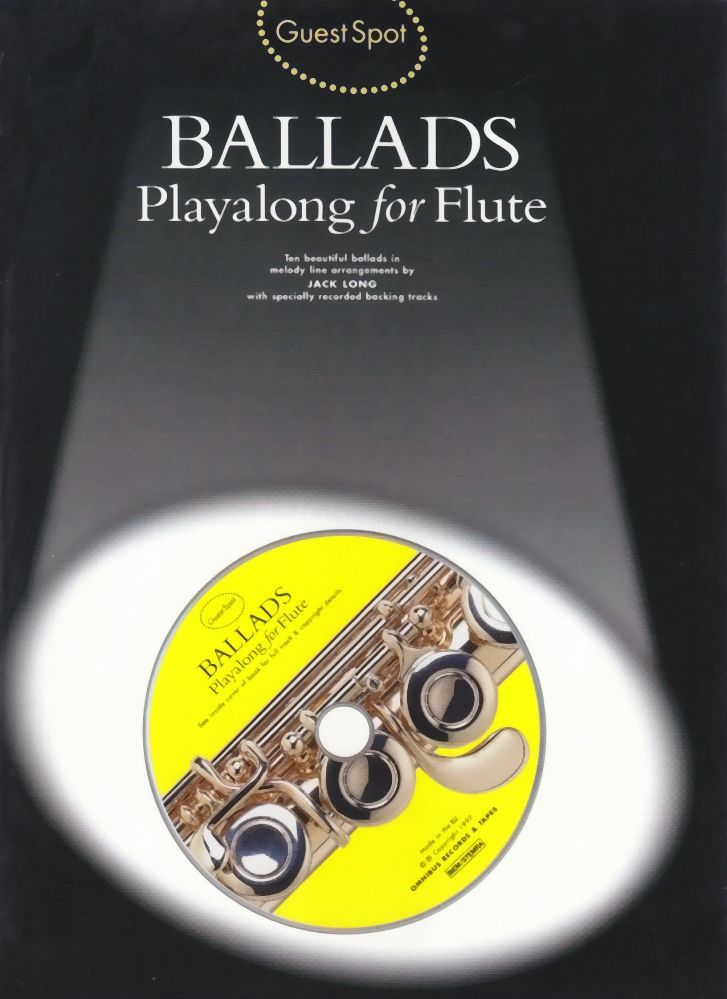 Noten Ballads - playalong incl. playback CD  für Querflöte MSAM 941798