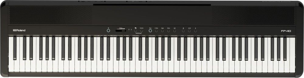 Roland FP-40BK Stagepiano schwarz Digitalpiano mit Lautsprechern FP30 Nachfolger_00055063_