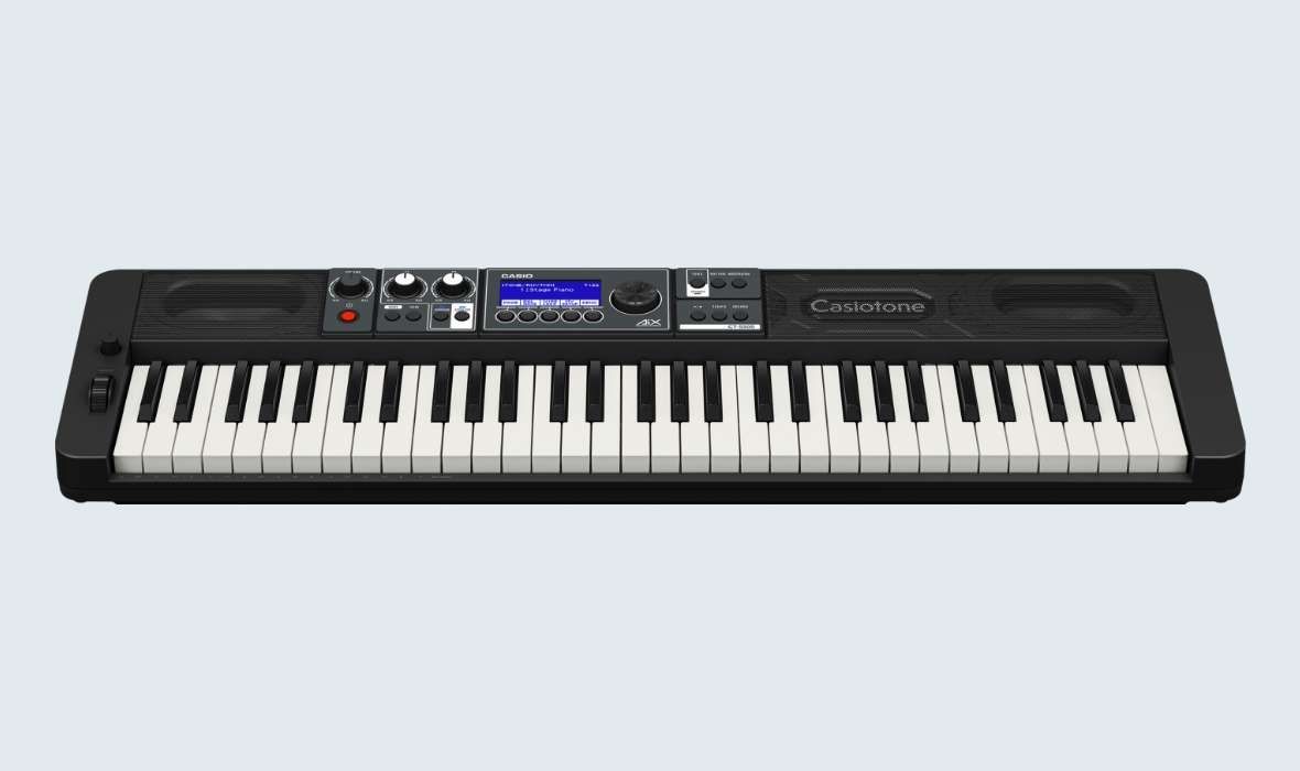 Casio CT-S500 Keyboard  incl.Netzadapter, USB, Audio-in, incl.WUBT10
