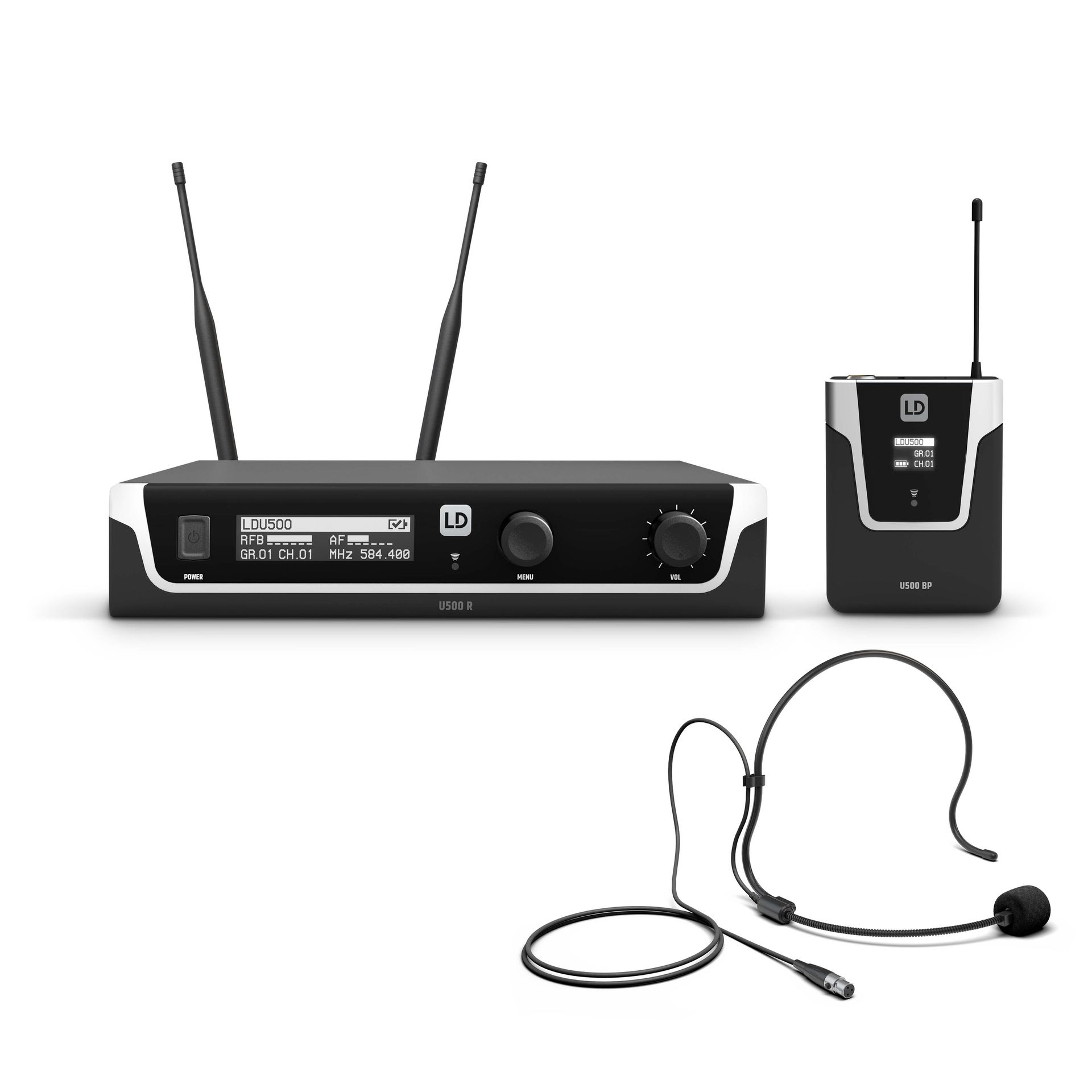 LD Systems U508 BPH Headset Wireless System 823 – 832 MHz + 863 – 865 MHz.