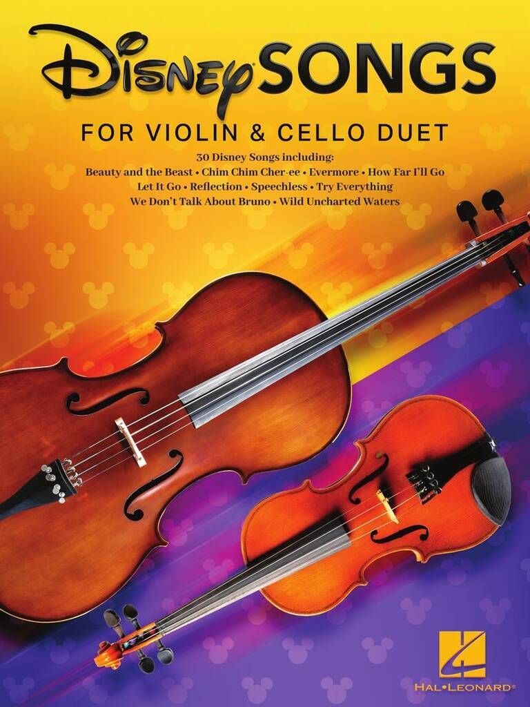 Noten Disney Songs for Violin and Cello Duet Duette fürViolien & Cello HL 175609
