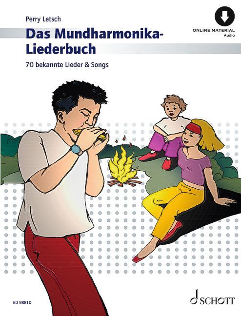 Noten Das Mundharmonika-Liederbuch (+Online Material) Schott ED 9881D_00051906_