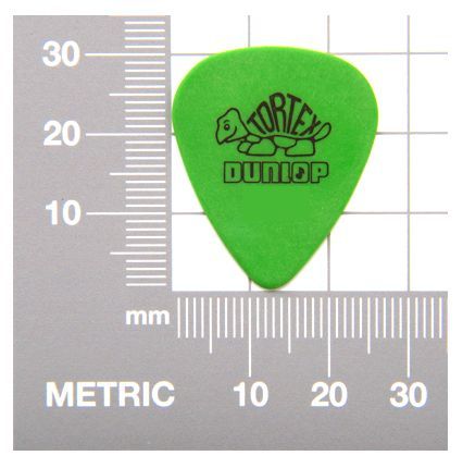 Jim Dunlop Tortex Standard Pick 0,60 mm Orange Plektrum für Gitarre