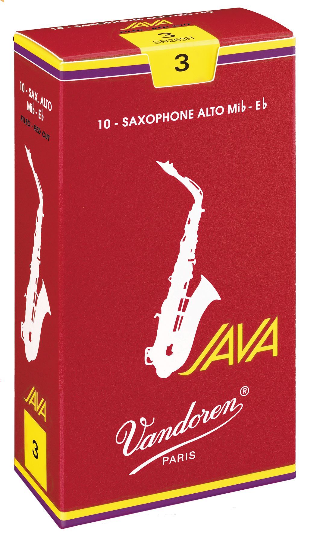 Vandoren Blatt JAVA 3,0 RED Altsaxophon 