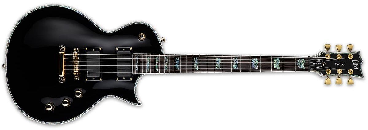0840248007597 - ESP Ltd EC-1000 Deluxe black E-Gitarre 0840248007597 - ESP Ltd EC-1000 Deluxe black E-Gitarre