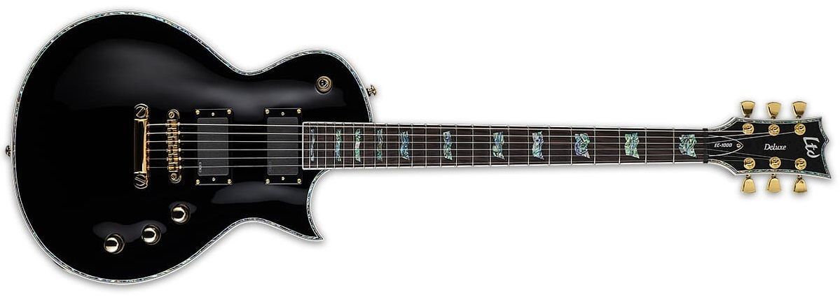 ESP Ltd EC-1000 Deluxe Black E-Gitarre