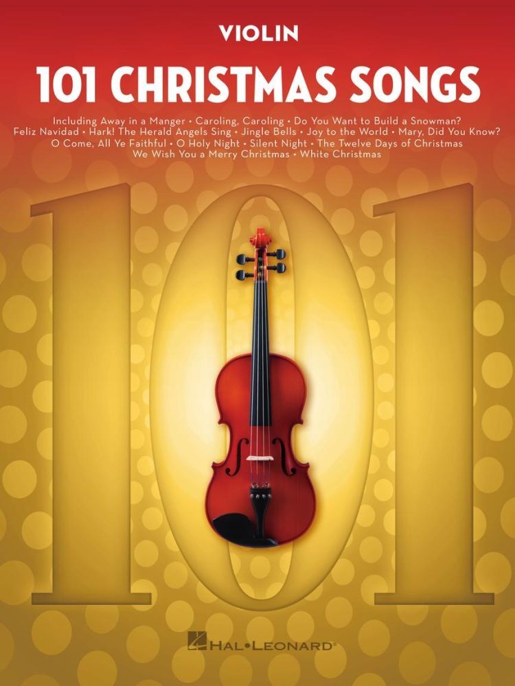 Noten 101 Christmas Songs for Violin HL 278644 Geige Weihnachtslieder