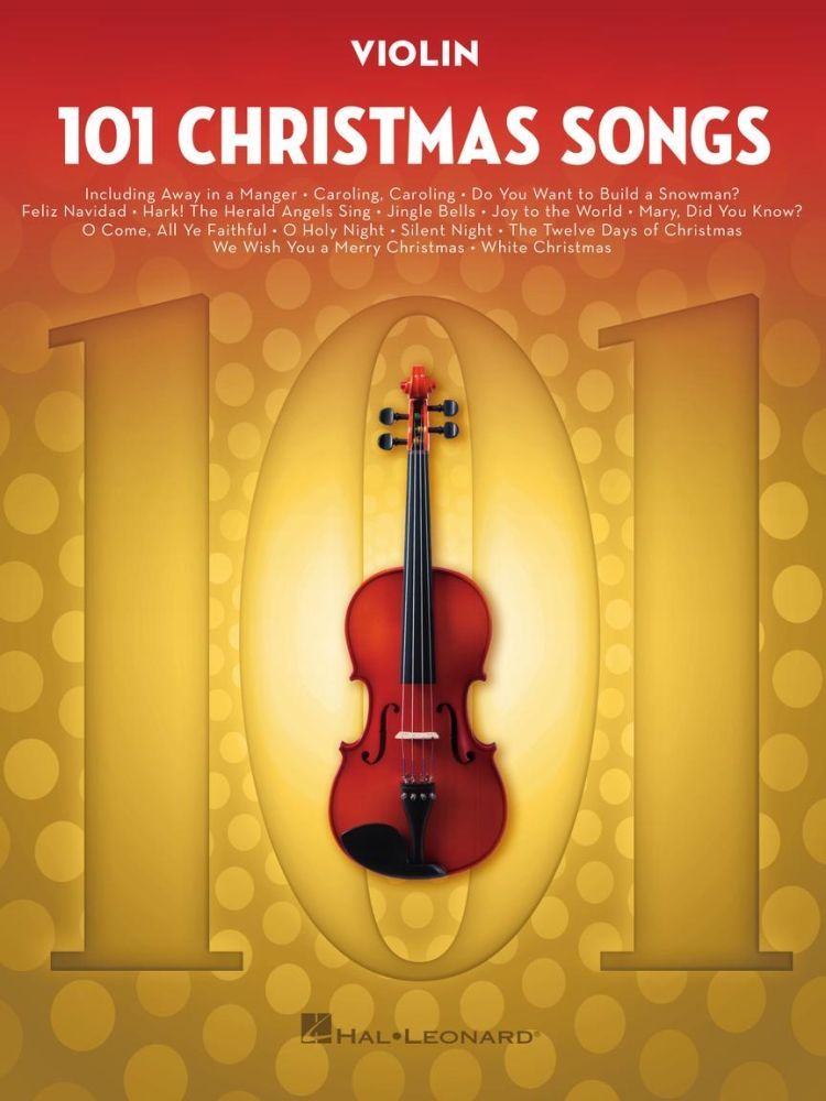 Noten 101 Christmas Songs for Violin HL278644 Geige Weihnachtslieder