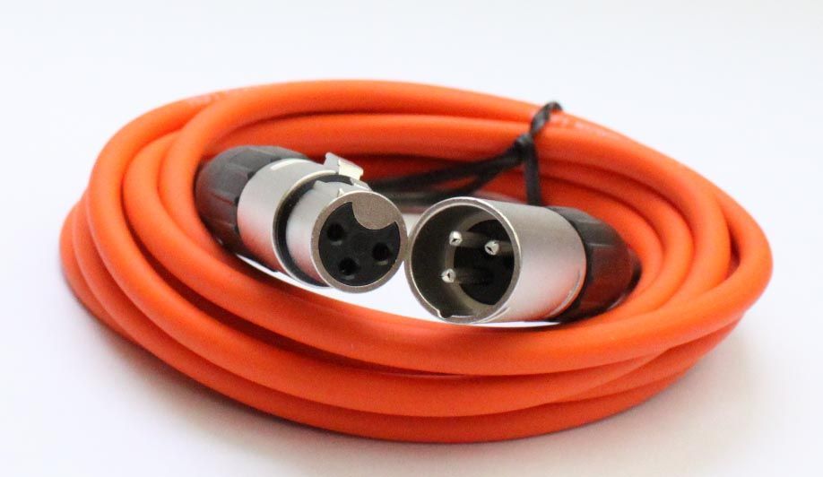 4051344042665 - Mikrofonkabel Amphenol XLR male female 3 Meter orange 4051344042665 - Mikrofonkabel Amphenol XLR male female 3 Meter orange