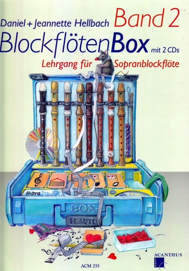 Noten BLOCKFLÖTENBOX 2 acanthus ACM 255 incl. 2 CDs Daniel Jeannette Hellbach 