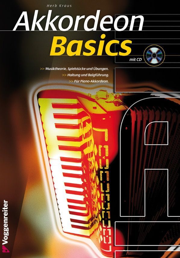 Noten Akkordeon Basics mit CD Herb Kraus Voggenreiter 623 accordion