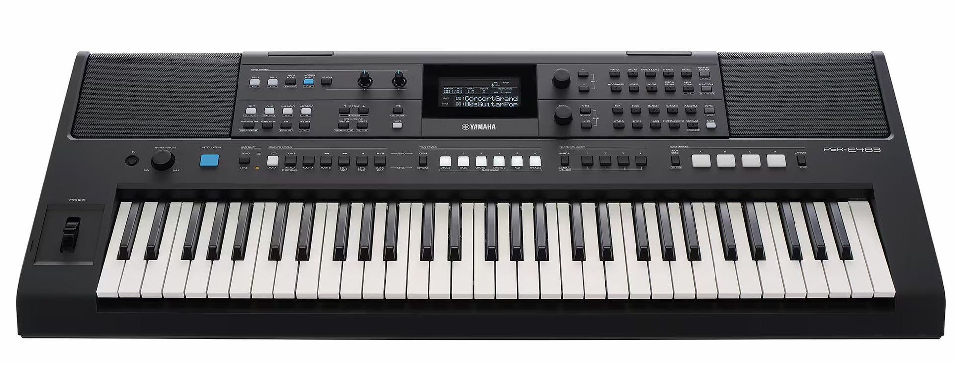 Yamaha PSR-E483 Keyboard mit 860 Klangfarben 