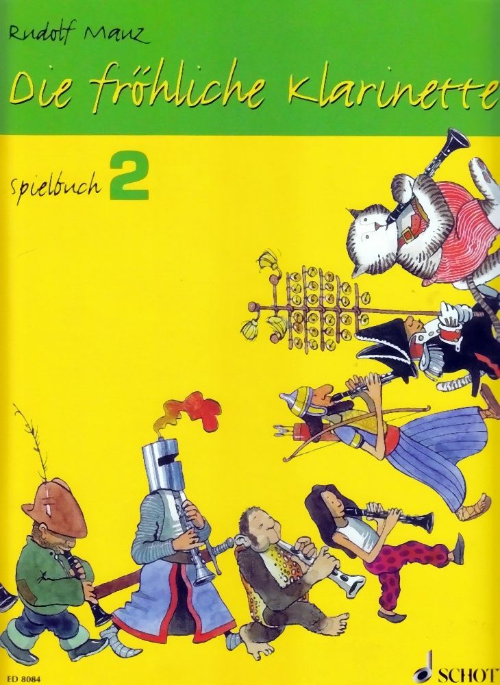 Noten Die fröhliche Klarinette 2 von Rudolf Mauz Schott ED 8084 clarinet 