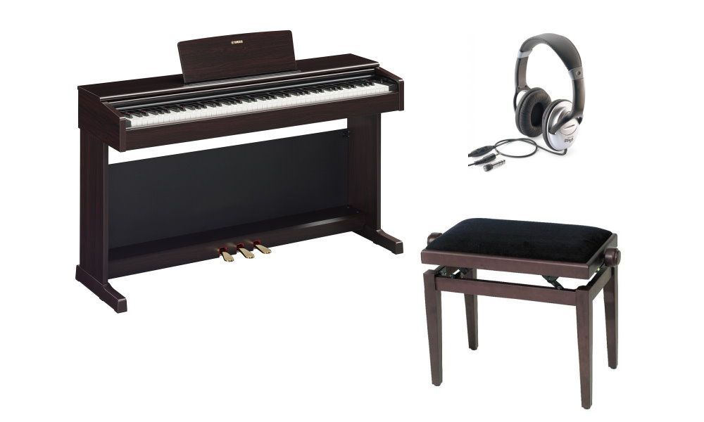 Yamaha ARIUS YDP-145R Set Digitalpiano mit Klavierbank und Kopfhörer