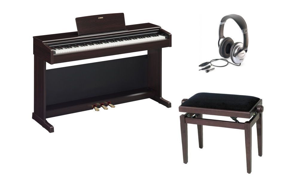 0703062856874 - Yamaha ARIUS YDP-145R Set Digitalpiano mit Klavierbank und Kopfhörer 0703062856874 - Yamaha ARIUS YDP-145R Set Digitalpiano mit Klavierbank und Kopfhörer