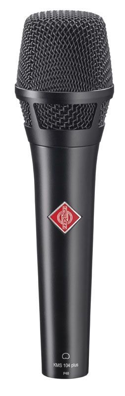 Neumann KMS 104 Bk Gesangsmikrofon, Kondensatormikrofon, Niere, schwarz_00013489_