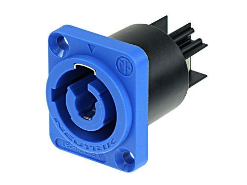 PowerCON Neutrik NAC3MPA-1 Einbaukupplung blau