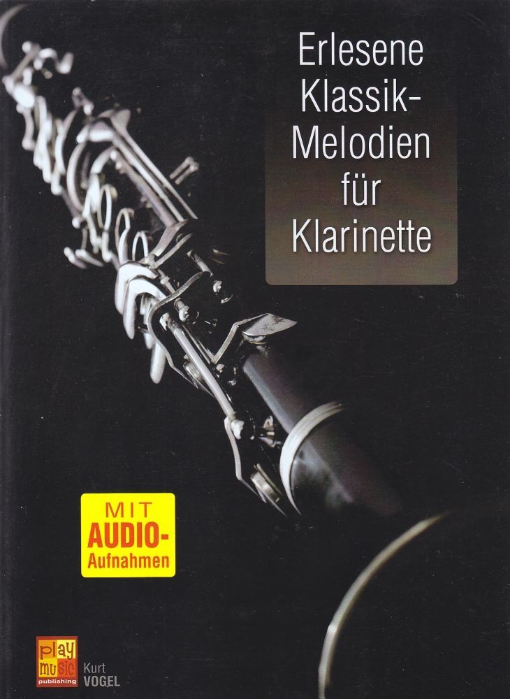 Noten Erlesene Klassik Melodien  für Klarinette incl. Audio-downloadcode