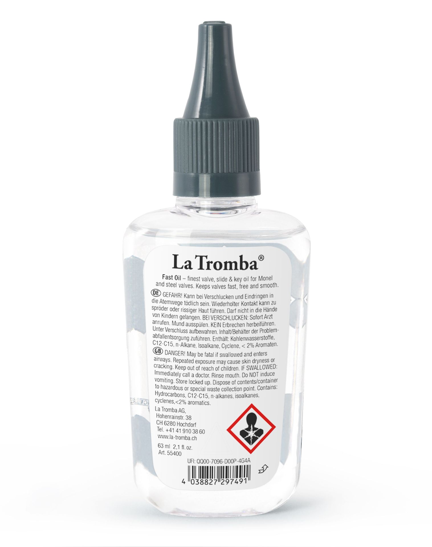 La Tromba FAST OIL Ventil-Öl Trompete, Perinetventile, Valve Oil