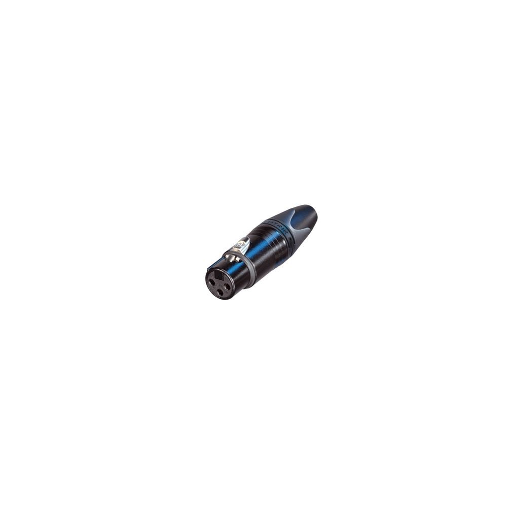 XLR Neutrik NC3FXX-BAG, XLR Stecker, female schwarz_00053271_