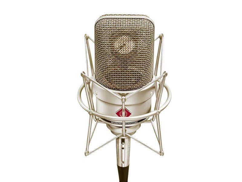 Neumann TLM 49  Studio Mikrofon, Großmembranmikrofon mit Spinne, für Gesang  
