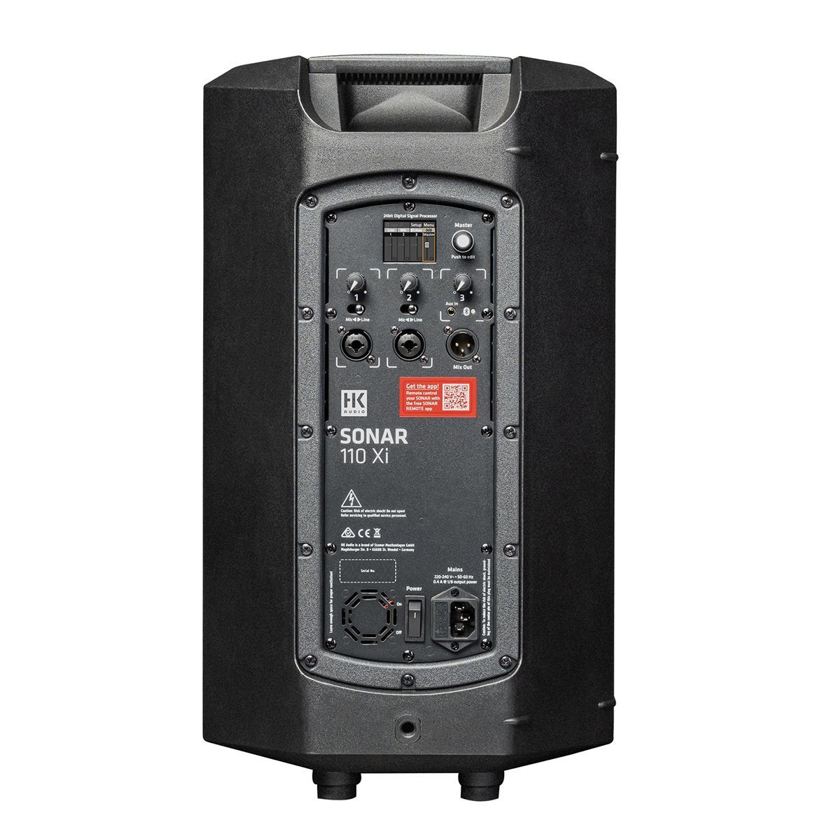 HK Audio Sonar 110 Xi, Aktive PA Box Fullrange Lautsprecherbox mit Bluetooth_00050723_