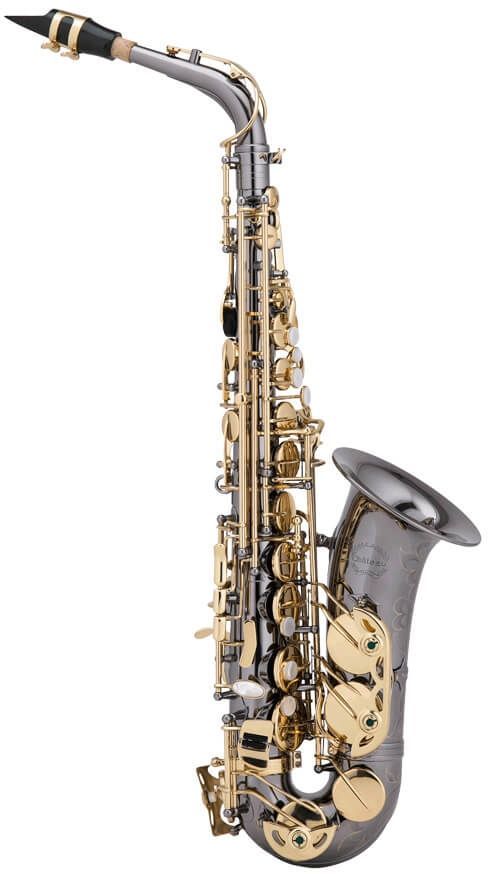 Chateau Altsaxophon CAS50BL, Powerbell Schallstück, Black Chrome / GL