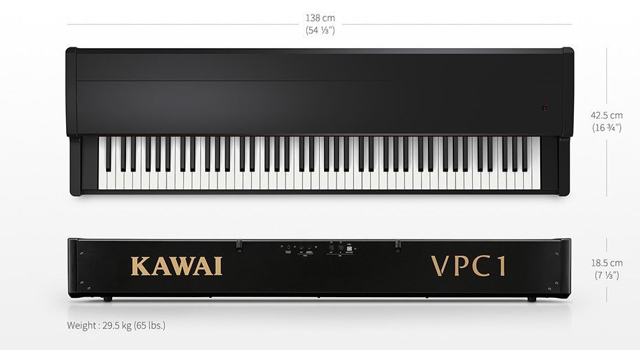 KAWAI VPC-1 Masterkeyboard, RM3 Grand Pro-Holztastaturmechanik, KAWAI VPC-1 Masterkeyboard, RM3 Grand Pro-Holztastaturmechanik,