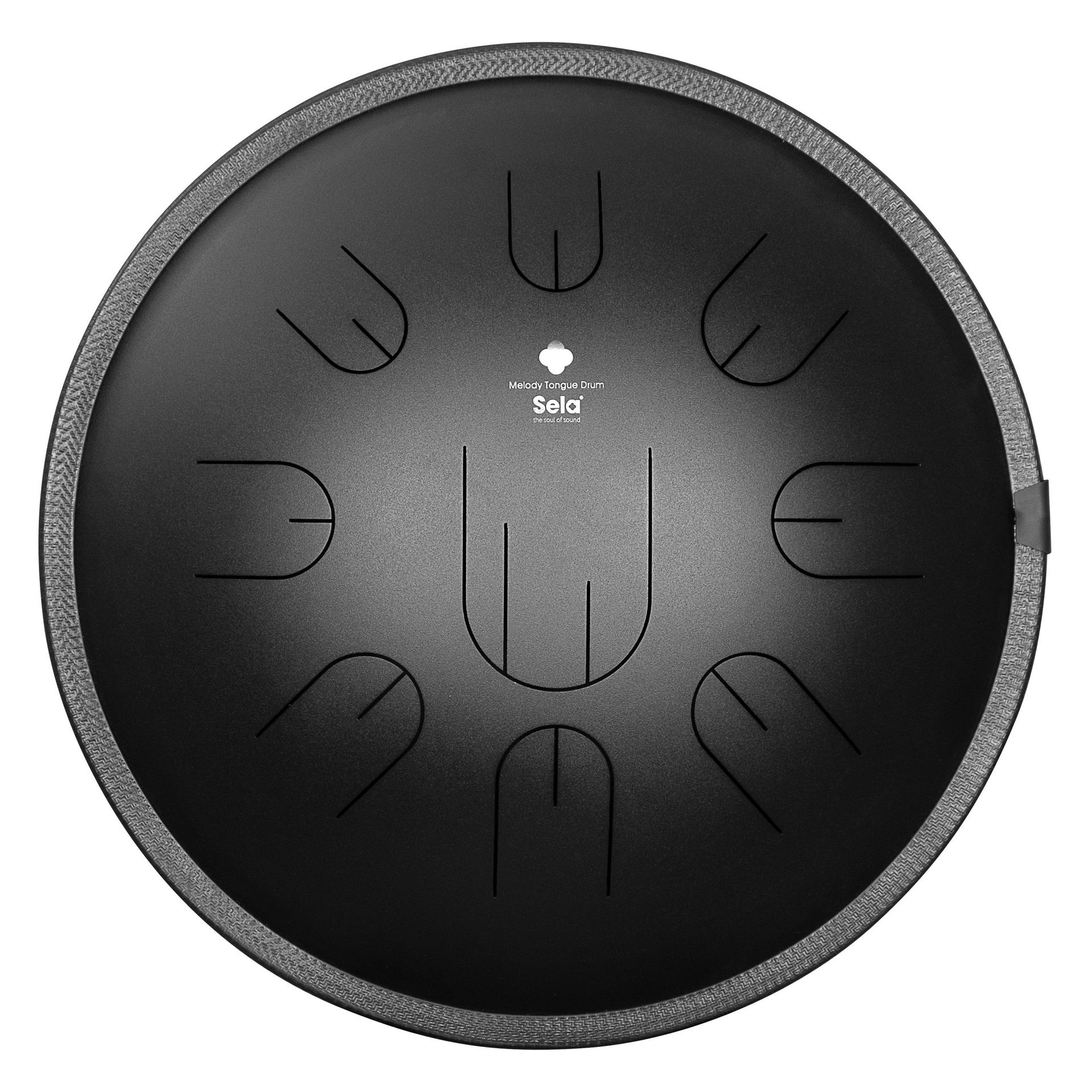 Sela Melody Tongue Drum 14" D Kurd Black !B-Ware- leichte Kratzer!