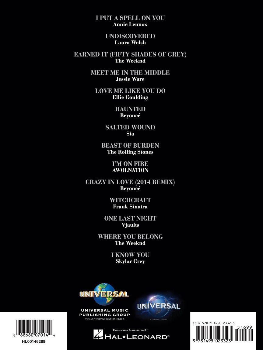 Noten Fifty shades of Grey HL 146288 Motion picture soundtrack Filmmusik