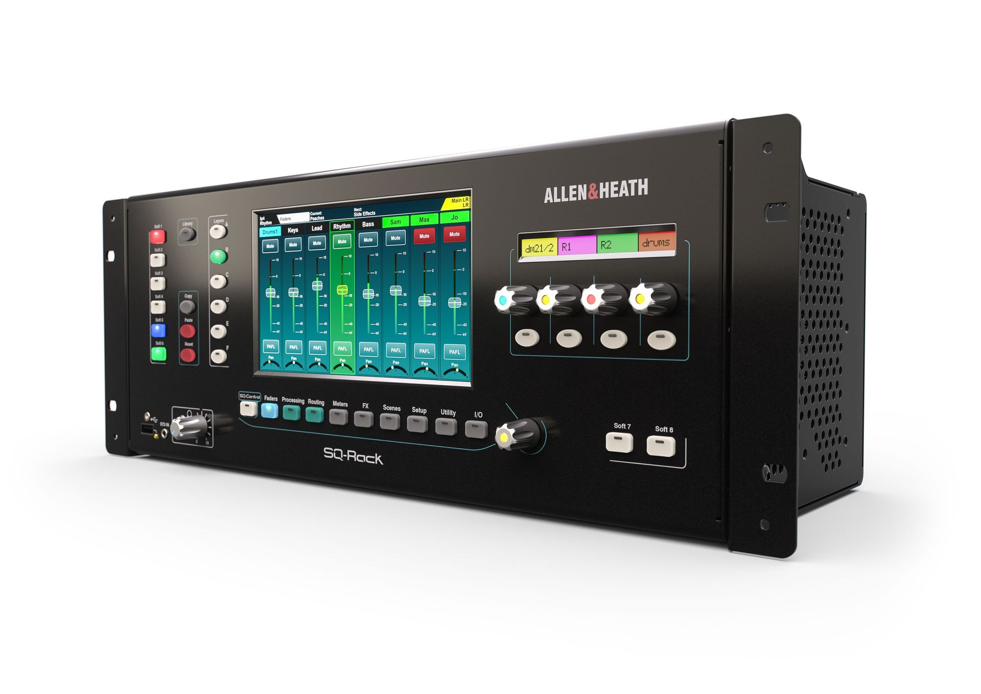 Allen & Heath SQ Rack 48-Kanal Digitalmixer für Live, Studio und Installation_00053803_