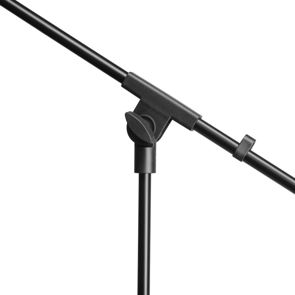Mark Mikrofonstativ mit Schwenkarm, 3-Fuß klappbar, schwarz