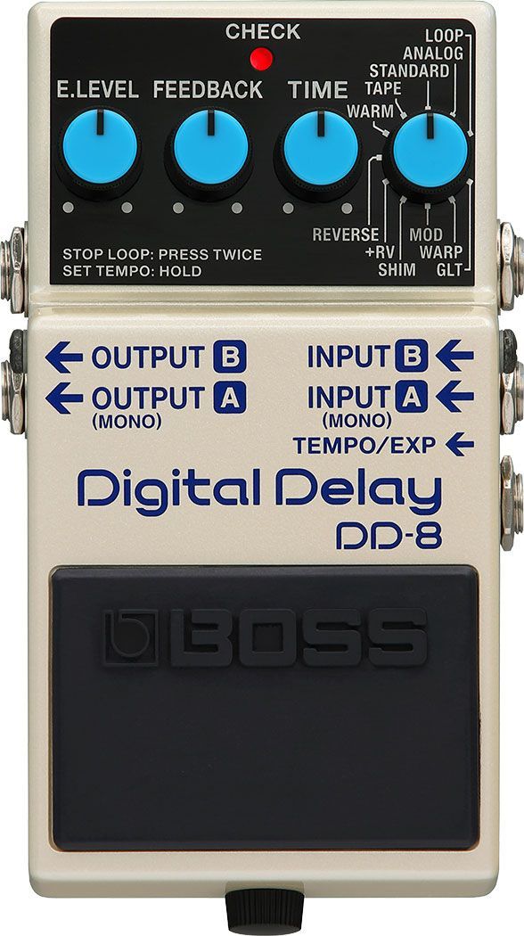 Boss DD-8 Digital Delay, Effektgerät für E-Gitarre