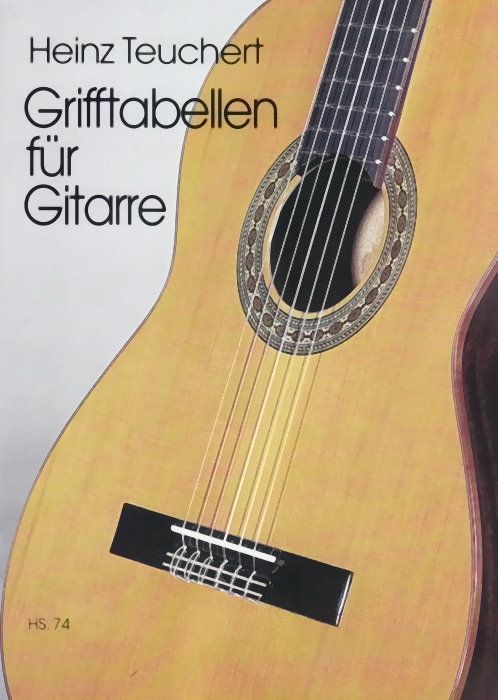 Schule Grifftabellen Gitarre Heinz Teuchert HS74 Ricordi Verlag_00006049_