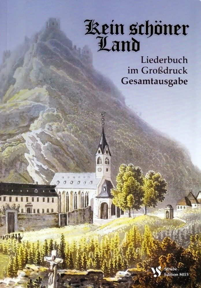 Noten KEIN SCHÖNER LAND Strube VS 8015 Großdruck Volkslieder Gitarre & Gesang