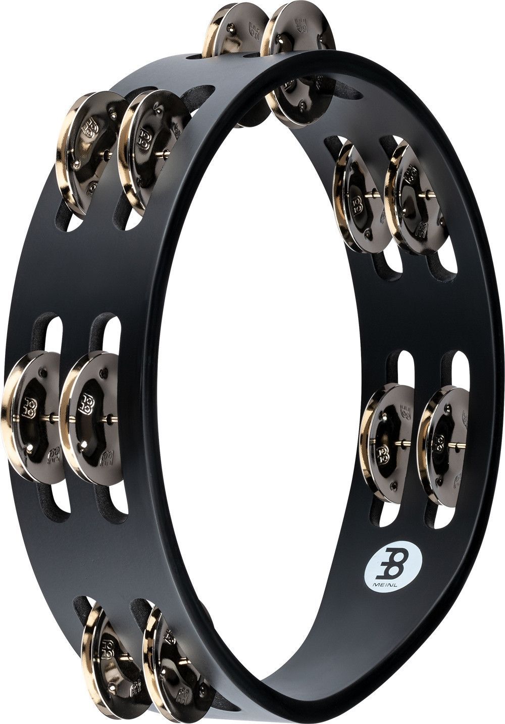 0840553066258 - - Compact Tambourine CTA2S-BK Double Row Steel 0840553066258 - - Compact Tambourine CTA2S-BK Double Row Steel