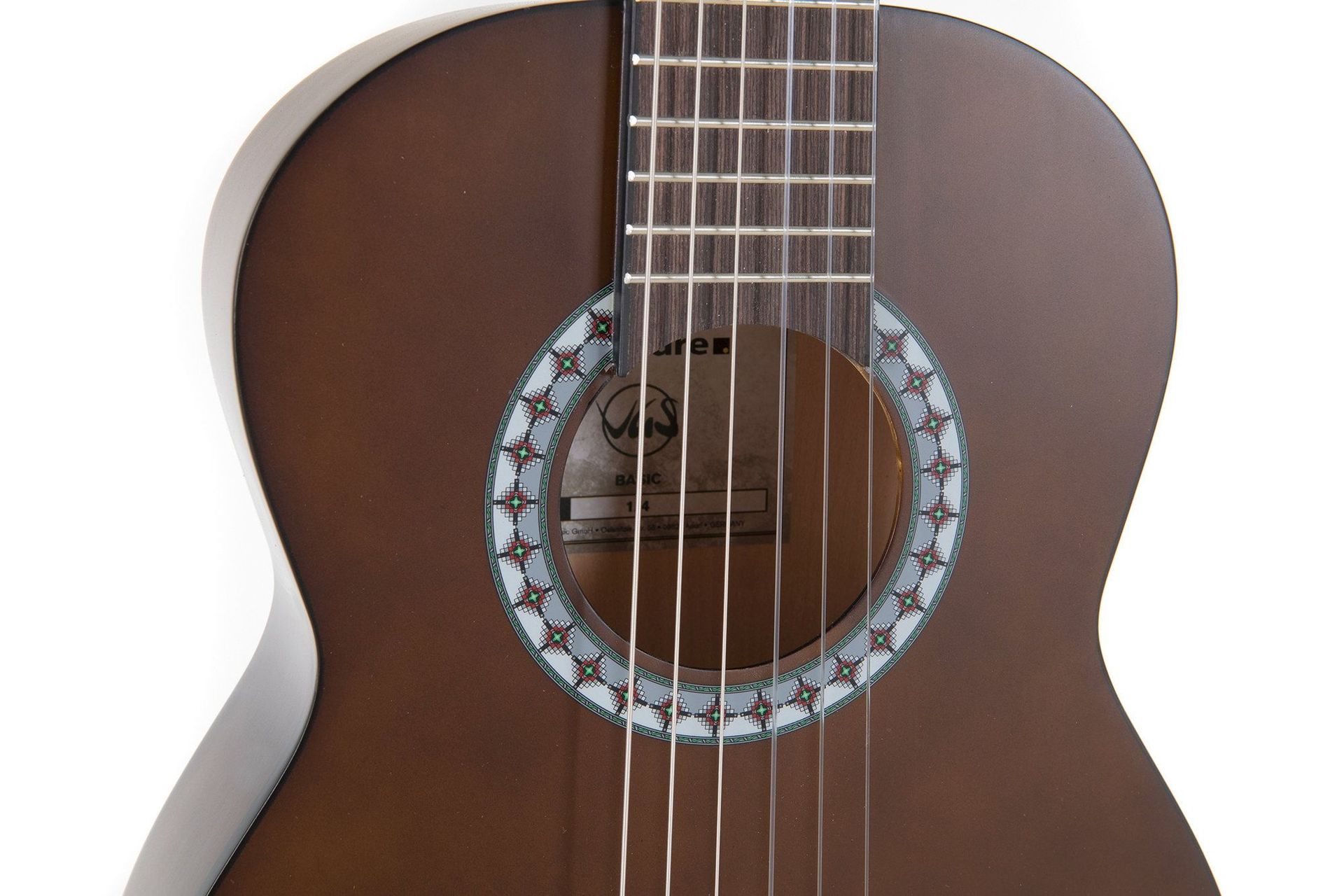 GEWA PURE Klassikgitarre Basic 1/4 walnußfarbig GEWA PURE Klassikgitarre Basic 1/4 walnußfarbig