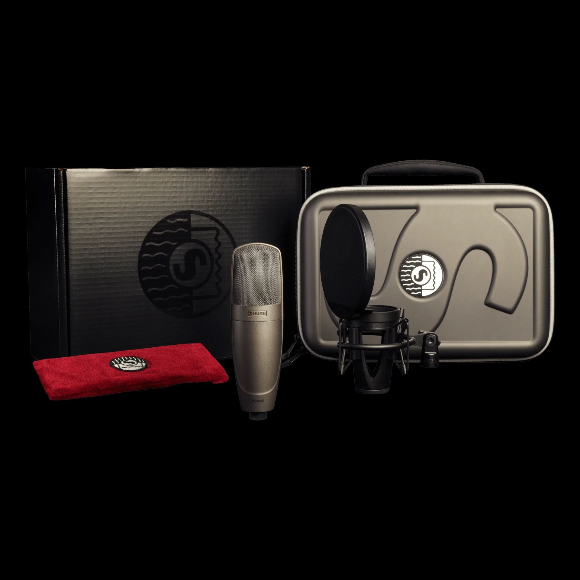 Shure KSM42 SG Studio Mikrofon Großmembran-Kondensatormikrofon, Niere_00052191_
