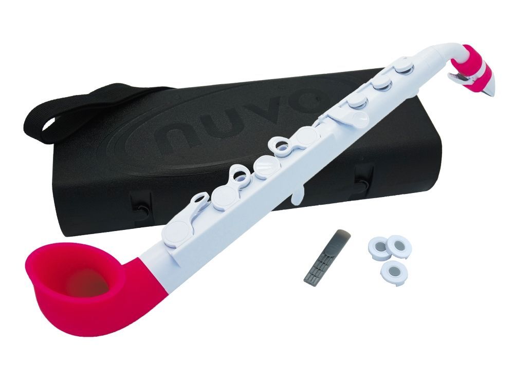 0735850173245 - NUVO jSax 20 weiß-pink Kinder-Saxophon für Kinder ab 4 Jahre 0735850173245 - NUVO jSax 20 weiß-pink Kinder-Saxophon für Kinder ab 4 Jahre