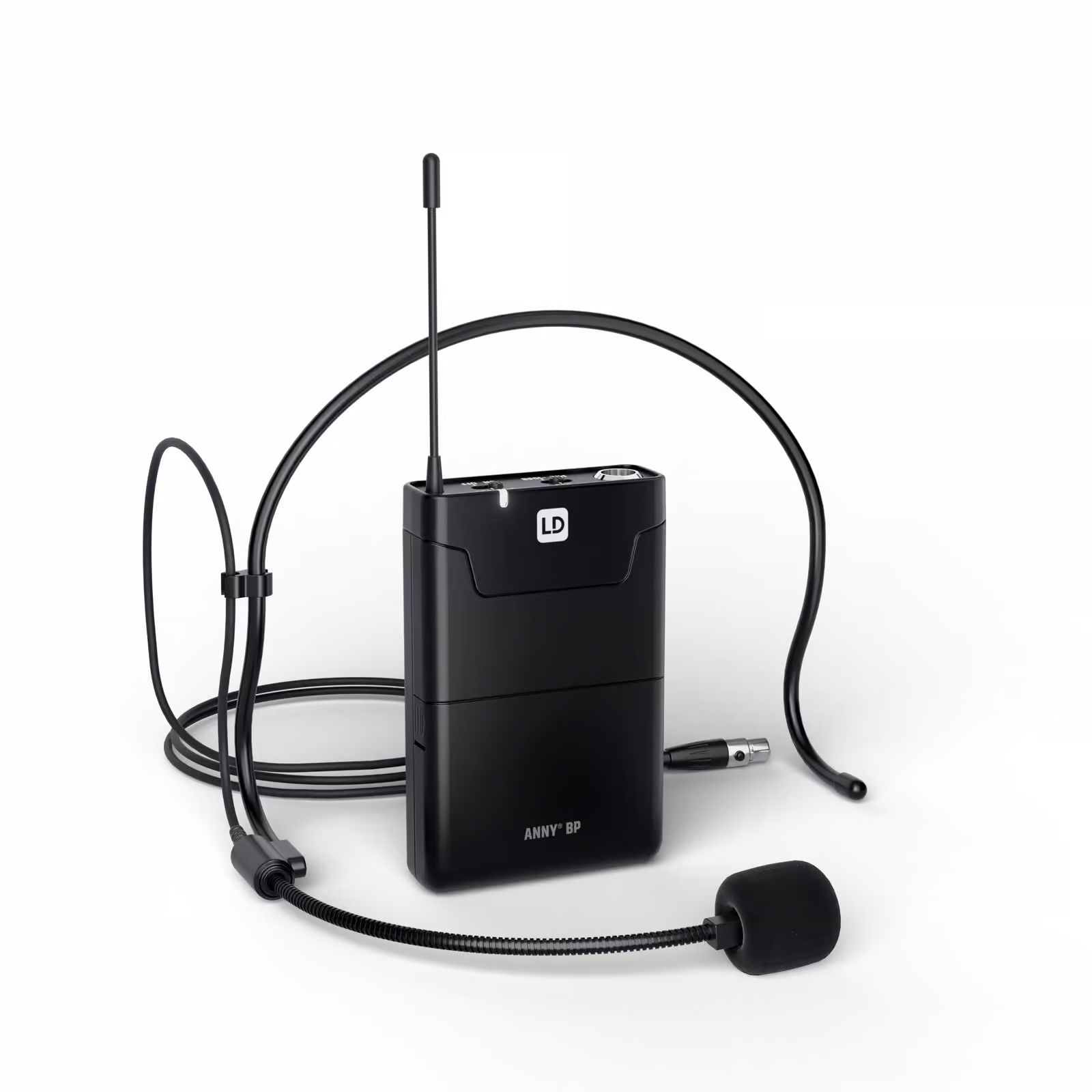 LD Systems ANNY 12 BPH B8 Akkubetriebene Bluetooth-Lautsprecherbox mit Headset