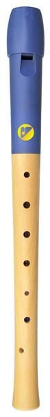 Blockflöte lernen Flute Master (App) mit Holz-Kunststoff-Blockflöte deutsche Gr.